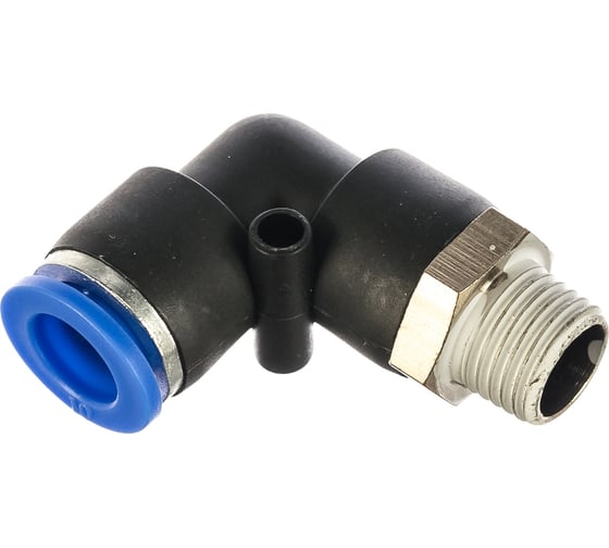 Фитинг угловой для пластиковых трубок (10 мм; 1/4М) ROCKFORCE RF-SPL10 ...