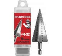 Сверло по металлу шаговое (4-32 мм; 15 ступеней) Hardcore 142432