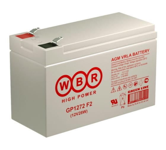 Аккумулятор GP1272 для ИБП WBR GP1272F2WBR 1