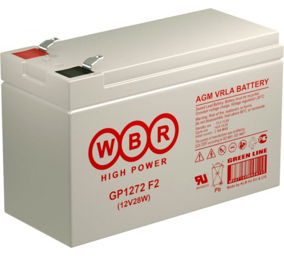 Аккумулятор GP1272(28W) для ИБП WBR GP 1272F2(28W)WBR 1