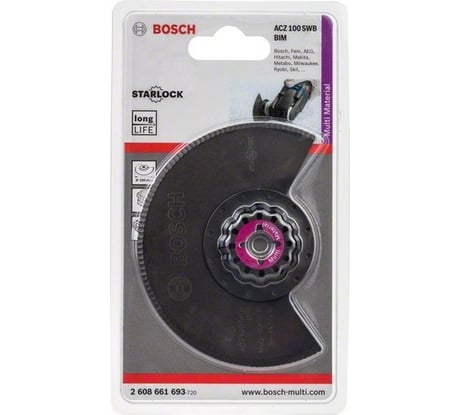 Фото сегментированного ножа Bosch BIM 2608661693 с волнистой заточкой Фото сегментированного ножа Bosch BIM 2608661693 с волнистой заточкой