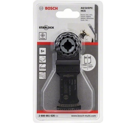 Фото погружного пильного полотна для GOP 10.8 Bosch HCS WOOD 2608661626 32х50 мм Фото погружного пильного полотна для GOP 10.8 Bosch HCS WOOD 2608661626 32х50 мм