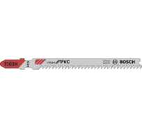 Пилки CleanPVC (100 мм; тип T102H; 3 шт.) для лобзика Bosch 2608667445