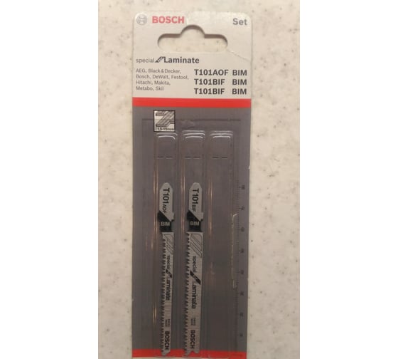 Набор пилок для лобзика по дереву 3 шт. (2шт. T101BIF и 1 шт. T101AOF) Bosch 2.608.636.429 11