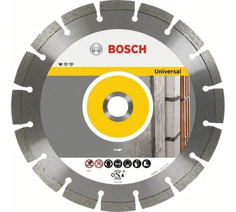 Фото универсального алмазного диска Bosch 150х22 мм 2.608.602.193 Фото универсального алмазного диска Bosch 150х22 мм 2.608.602.193