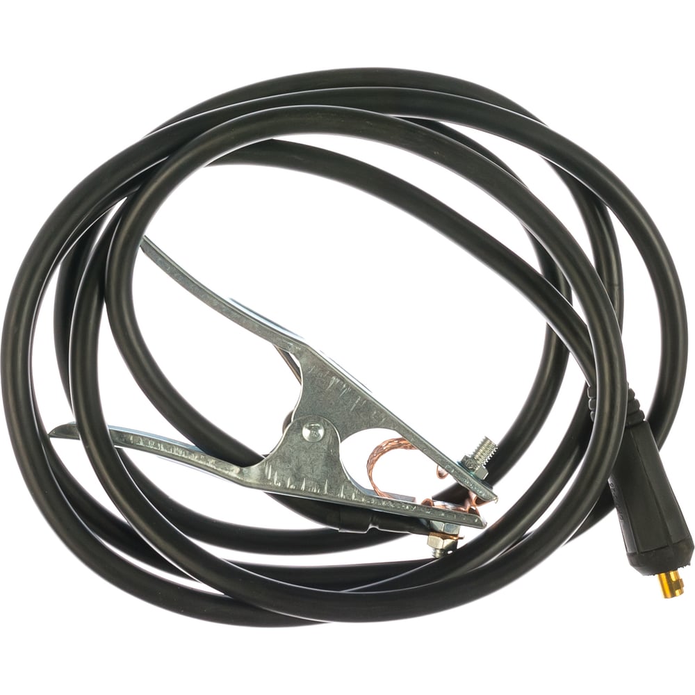 Кабель сварочный (3 м; DX25; 16 кв мм; зажим на массу) Elitech 0606. ...