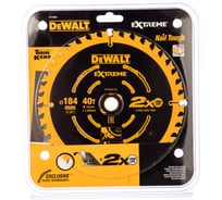Диск пильный по дереву (184х16 мм; Z40) DEWALT DT 10303