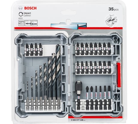 Фото набора бит и сверл по металлу Bosch Кейс L 2608577148 Фото набора бит и сверл по металлу Bosch Кейс L 2608577148
