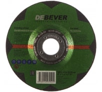 Зачистной диск по металлу (125х6.0х22.2 мм) DeBever NWG12560228R