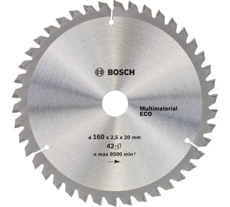 Фото универсального пильного диска Bosch 160x20 мм 2.608.641.800 Фото универсального пильного диска Bosch 160x20 мм 2.608.641.800