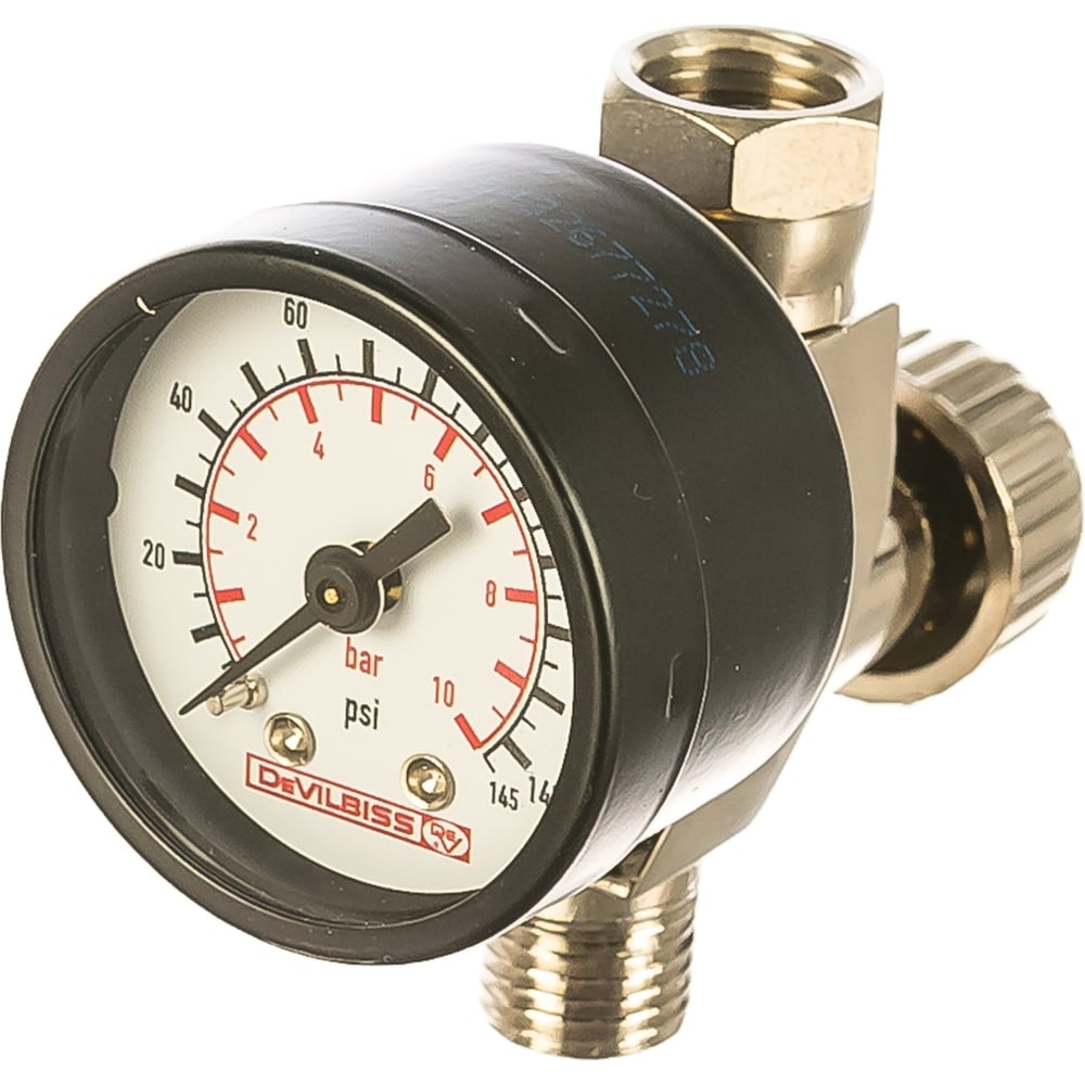 Регулятор давления воздуха, с манометром DeVILBISS HAV-501-B - выгодная ...