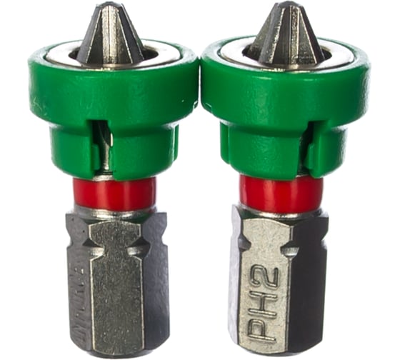 Бита с магнитным ограничителем (держателем) (2 шт; PH2; 25 мм) Inforce ...