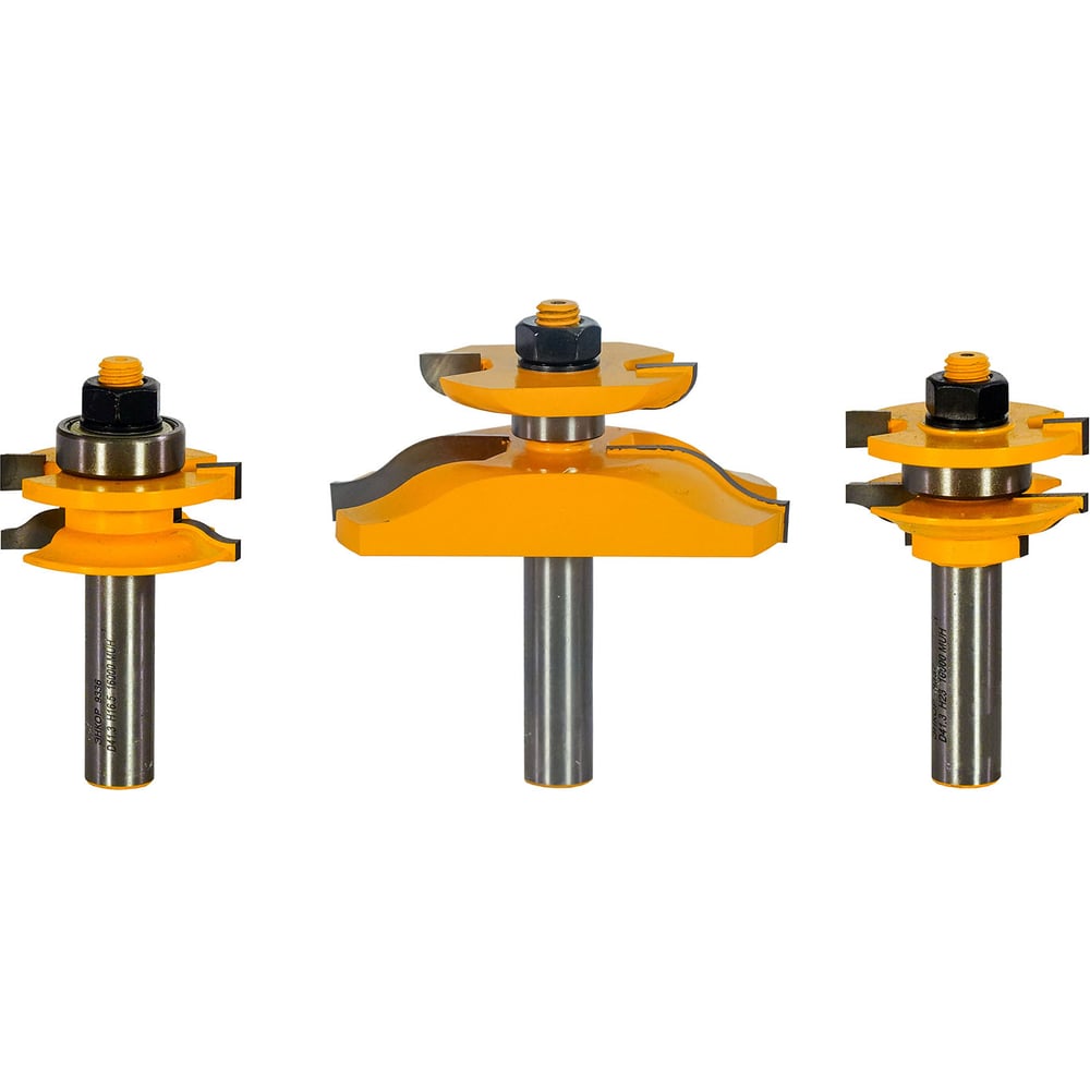 Набор фрез по дереву (3 шт; хвостовик 12 мм) для изготовления ...