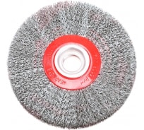 Щетка проволочная дисковая (200x32 мм; стальная волнистая 0.33 мм) VERTO 62H212