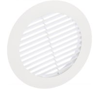 Решетка вентиляционная с фланцем (150 мм, цвет белый) ERA 15РК 233-011