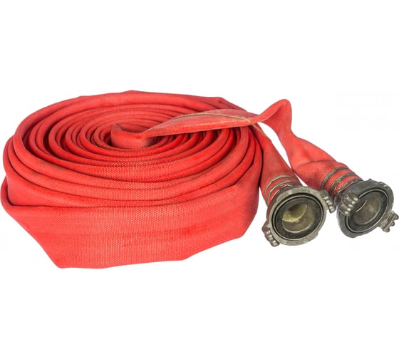 Рукав пожарный напорный латексированный (20 м; 51 мм) с головками ГР ...