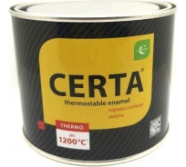 Термостойкая антикоррозионная эмаль CERTA до 650 С серебристо-серый 0,4кг CST00044