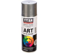 Аэрозольная краска TYTAN PROFESSIONAL ART OF THE COLOUR RAL9006, металлик 400мл 93762