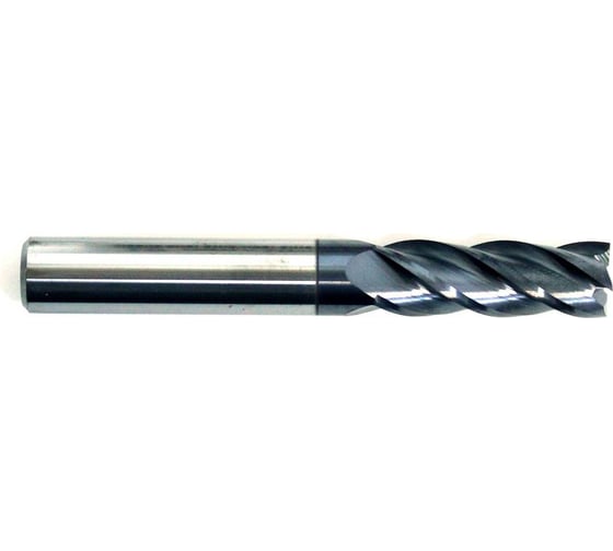 Фреза концевая 4x4х10x50 мм, ц/х, 4F, TiALN (P<HRC50 M, K) Deskar FKD00045