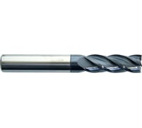 Фреза концевая 4x6х10x50 мм, ц/х, 4F, TiALN (P<HRC50 M, K) Deskar FKD00046