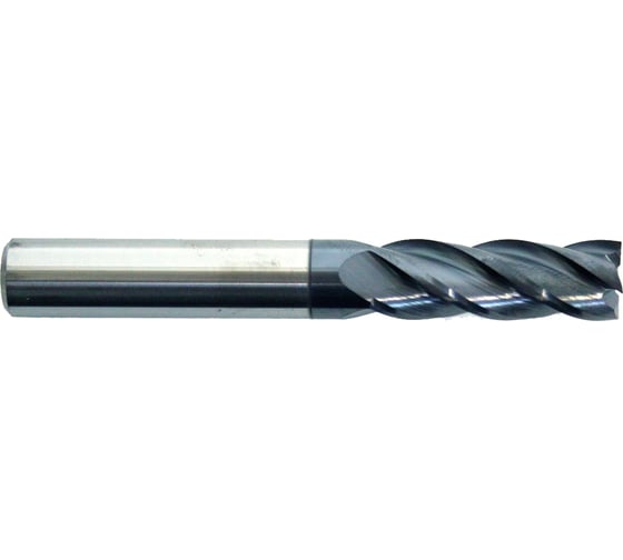 Фреза концевая 4x6х10x50 мм, ц/х, 4F, TiALN (P<HRC50 M, K) Deskar FKD00046 1