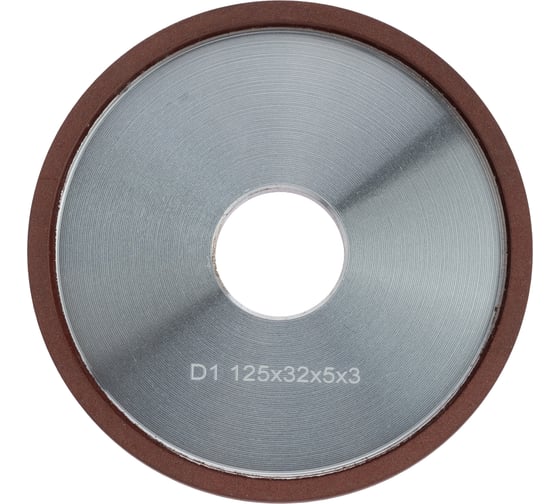 Алмазная чашка для заточки 125x32 мм, зерно 125/100, плоская с кромкой (форма 12А2-20°) TORGWIN T349721