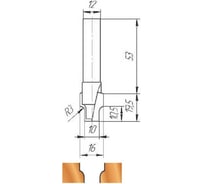 Фреза МебельДрев ФК 0307-12
