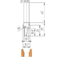 Фреза МебельДрев ФК 0216-12