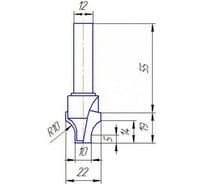 Фреза МебельДрев ФК 1232-12