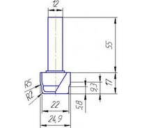 Фреза МебельДрев ФК 0462-12