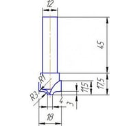 Фреза МебельДрев ФК 0113-12