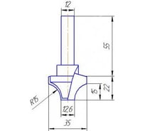 Фреза МебельДрев ФК 0521-12