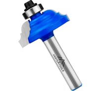 Фреза профильная с подшипником, хв-к 8 мм, d-33.3 мм, h-13 мм, b-10.15 мм, r1-4.8 мм, r2-3.17 мм, l-57 мм vertextools 3529-081333