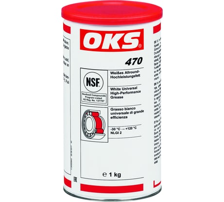 Универсальная белая смазка с пищевым допуском OKS 470 банка, 1 кг 269878