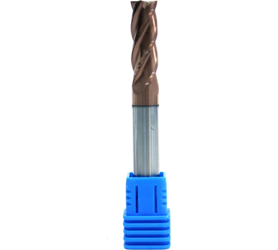 Фреза концевая 6x6х24x100 мм, ц/х, 4F, nACo (P<HRC60, M, K) DESKAR FKD00117