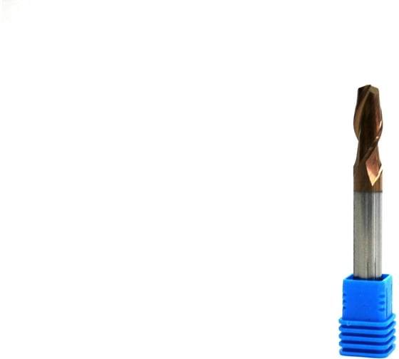 Фреза концевая 4x6х10x50 мм, ц/х, 2F, nACo (P<HRC60, M, K) DESKAR FKD00074 1
