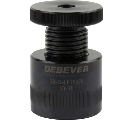 Домкрат винтовой с плоской опорной поверхностью, Ø50 мм, 50-70 мм Debever Machining Solutions DB-S-LFT5070