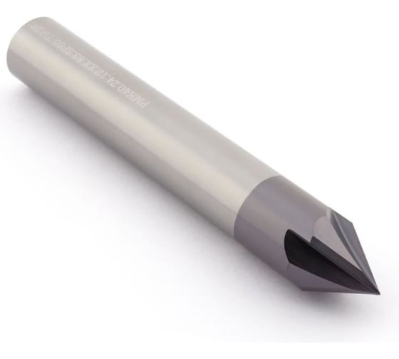 Фреза для снятия фасок твердосплавная по металлу CNCINS PMK40.Z4.12.XX.83.SF60.TiAlN 1