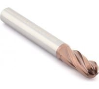 Фреза сферическая твердосплавная по нержавеющей и жаропрочной стали CNCINS MS31.Z4.08.19.63.30.D08.TiAlSiXN