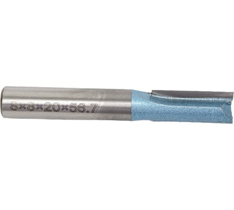 Фреза пазовая 8x20x56.7 мм, s=8 мм Deltatools 06-5290