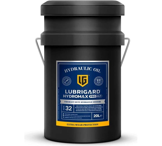 Масло гидравлическое HYDROMAX HLP PRO 32 (20 л) lubrigard LGPHYDHLP32TPL20