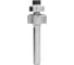 Фреза концевая для снятия свесов с подшипником 6х16.7x8 мм, R1 мм Deltatools 06-1024 1