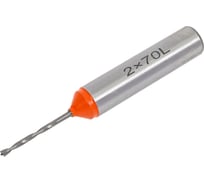 Сверло глухое 2х10х70 мм, левое Deltatools 06-4147