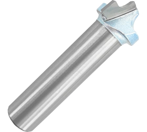Фреза радиусная (полуштап) R=4 мм, Z=2, 20x10x45 мм, s=12 мм Deltatools 06-5088