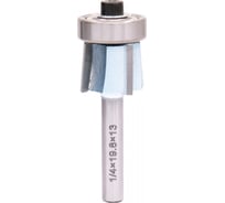 Фреза концевая для снятия свесов с подшипником D19хH13хS6.35 мм для DM-130 Deltatools 06-4518