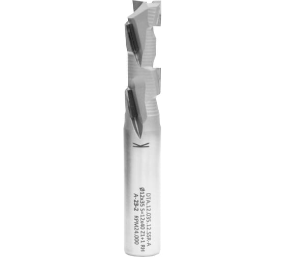 Фреза алмазная Z1+1, 12х35х87 мм, S=12x40 мм, RH, 5pcd+1 hm, h2.5 мм, по фанере, МДФ, ДСП Dta.12.035.12.ssr-a ITA TOOLS 06-5054