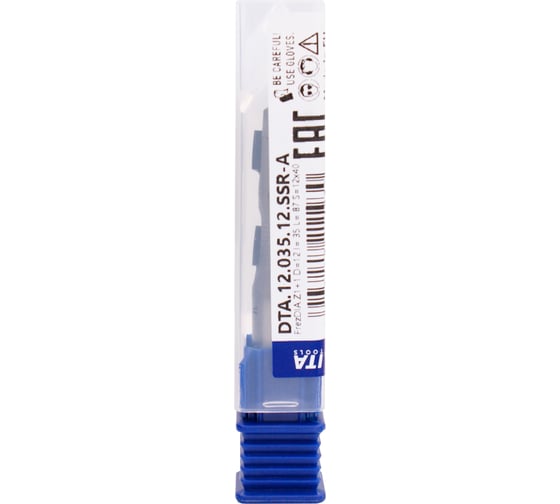 Фреза алмазная Z1+1, 12х35х87 мм, S=12x40 мм, RH, 5pcd+1 hm, h2.5 мм, по фанере, МДФ, ДСП Dta.12.035.12.ssr-a ITA TOOLS 06-5054