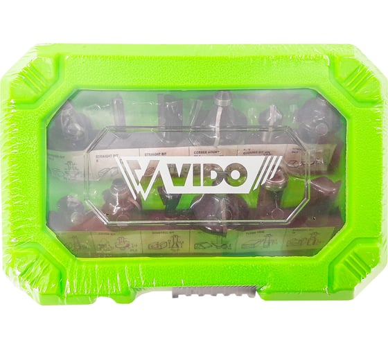 Набор фрез VIDO 15 шт, S=8 мм 300.005 Deltatools 06-4865