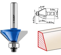 Кромочная калевочная (фасочная) фреза ЗУБР Профессионал №9, 31.8x13 мм 28711-31.8 15920333
