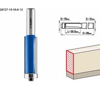 Кромочная фреза с нижним подшипником ЗУБР Профессионал 19x50.8 мм 28727-19-50.8-12